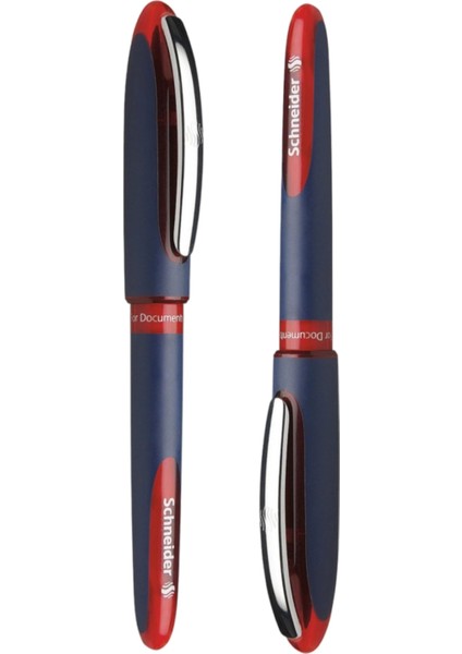 Schneıder One Busıness Konik Uçlu Roller Kalem 0 6 mm Kırmızı 2 Adet