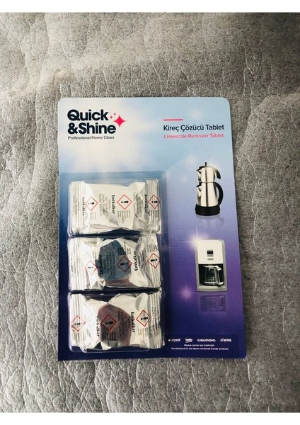 Quick Shine Kireç Çözücü Tablet 3 Adet