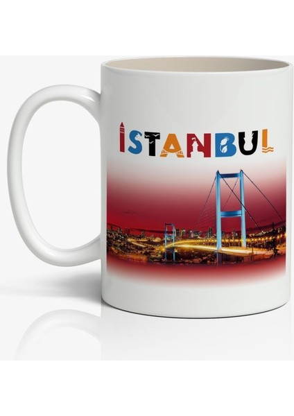 Istanbul Baskılı Kupa Bardak Baskılı Kahve Kupa Bardak-6