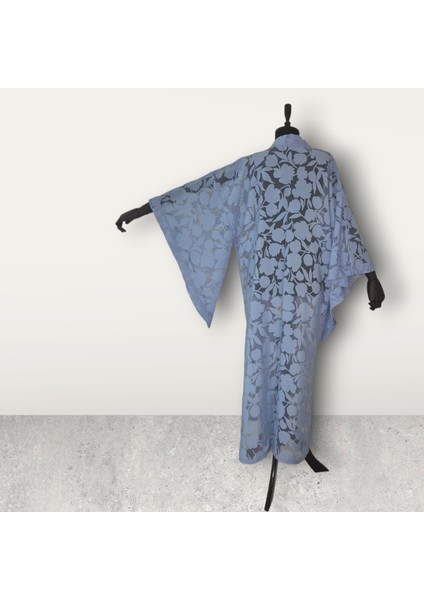 Satu Design Kimono Baby Blue Flower Kimono