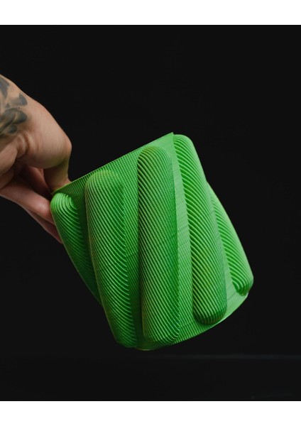 Boor Spiral Yeşil Vazo indirimleri