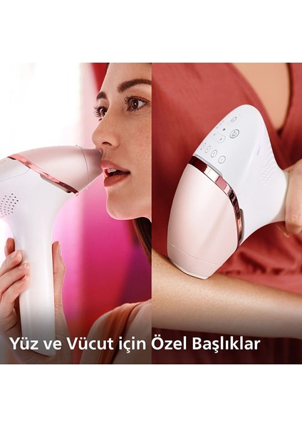 Premium Kablosuz Yüz, Vücüt ve Hassas Bölge Bakım & Akıllı Lazer Avantaj Epilasyon Seti , Luciole Lambader Hediye