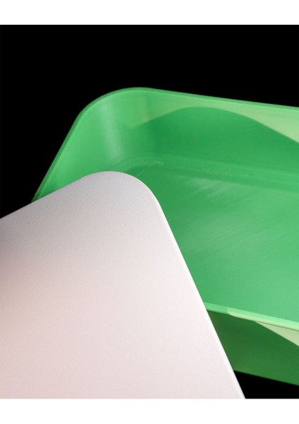 Sert Plastik Kapaklı Geniş Saklama Kabı Kapaklı Beslenme Kutusu 19CM fırsatları