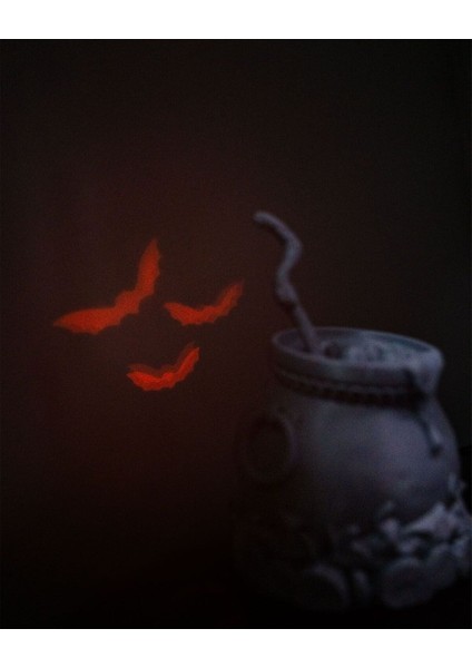 Cadılar Bayramı Cadı Kazanı LED Işık 11 Gölgeli Halloween Cadı Kazanı LED Lamba 22CM Büyük Boy fiyatları