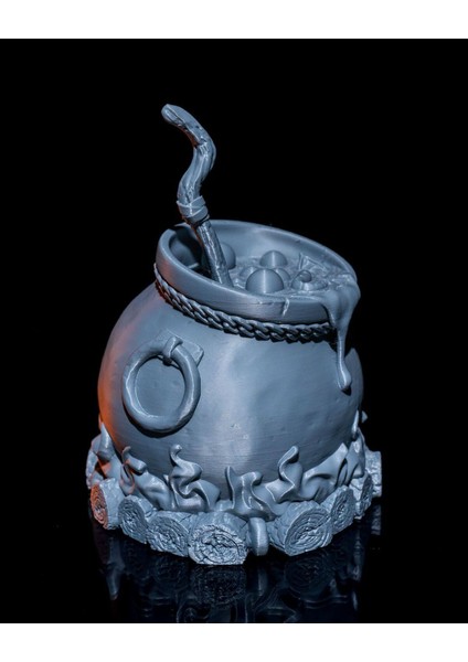 Cadılar Bayramı Cadı Kazanı LED Işık 11 Gölgeli Halloween Cadı Kazanı LED Lamba 22CM Büyük Boy indirimleri