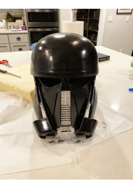 Starwars Deathtrooper Kaskı Cosplay Starwars Death Trooper Kask Giyilebilir
