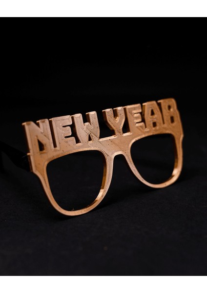 Yeni Yıl Happy New Year Gözlük Yılbaşı Mutlu Yıllar Gözlüğü Takılabilir modelleri