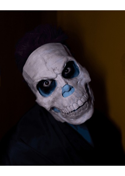 Skeleton Hareketli Yüz Maskesi