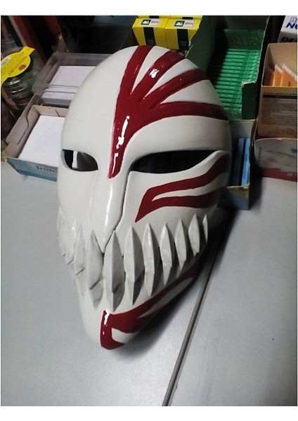 Bleach Anime Ichigo Kurosaki Hallow Maskesi fiyatları