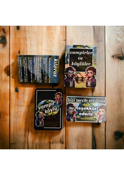 Vampir Köylü Kart Oyunu, Eğlence Pari, Arkadaş, 40 Kart fırsatları