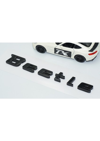 Volkswagen Beetle Bagaj Siyah Abs Yazı Logo Amblem