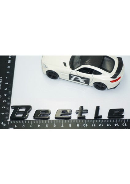 Volkswagen Beetle Bagaj Siyah Abs Yazı Logo Amblem