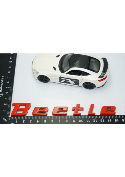 Volkswagen Beetle Bagaj Kırmızı Abs Yazı Logo Amblem modelleri