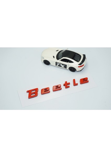 Volkswagen Beetle Bagaj Kırmızı Abs Yazı Logo Amblem fırsatları