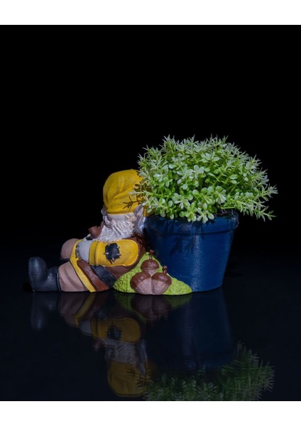 Cüce Bahçe Cini - Uykucu Saksı 13 cm modelleri