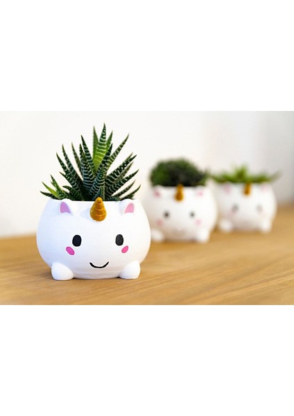 Unicorn Cuttie Saksı 13 cm