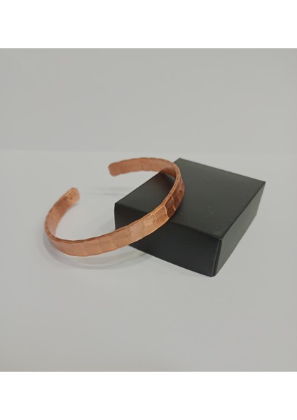 Çekiç Dövme Işçilik Bakır Bileklik ZMAB0002-1