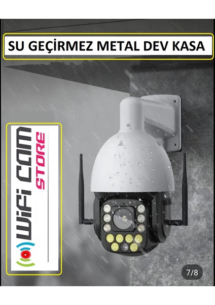 8 mp 4K 30X Optik Zoomlu 4g Sim Kartlı Kamera 360 Sonsuz Dönüş Metal Dev Kasa Elektrik Ile Çalışır