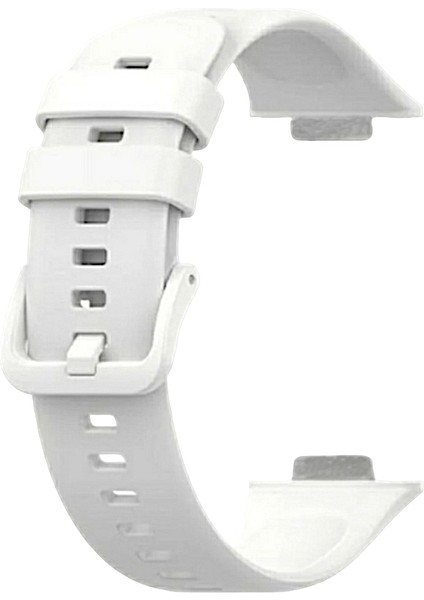 Huawei Watch Fit 2 Uyumlu Spor Silikon Kordon Beyaz