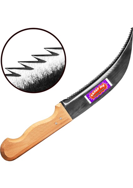 Ultra Keskin Akrep Diş Ot Biçme Bağ Bıçkısı Çim Muz Fındık Ayçiçeği Kesme Testere Bıçağı