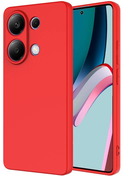 Xiaomi Poco M6 Pro Kılıf Lansman Içi Kadife Silikon + Ekran Koruyucu