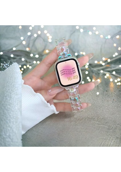 Apple Watch Reçine Kordon (38MM / 40MM/ 41MM /se Uyumlu) Hologram