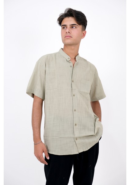 Erkek Keten Gömlek