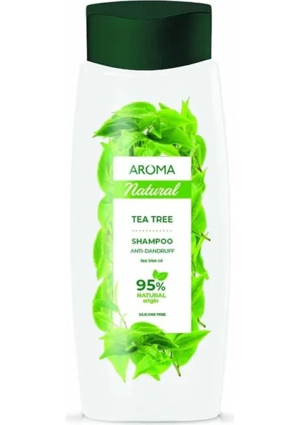 Natural % 95 Bitkisel Şampuan Tea Tree Kepek Önleyici 400 ml