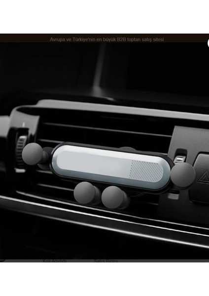 4 Nokta Destekli Tasarımlı Araç Içi Gümüş Telefon Tutucu modelleri