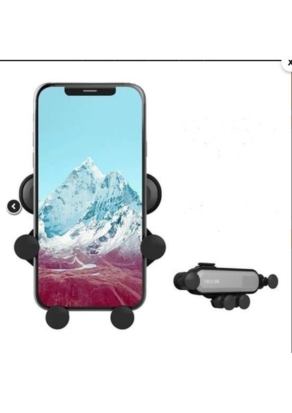4 Nokta Destekli Tasarımlı Araç Içi Gümüş Telefon Tutucu indirimleri