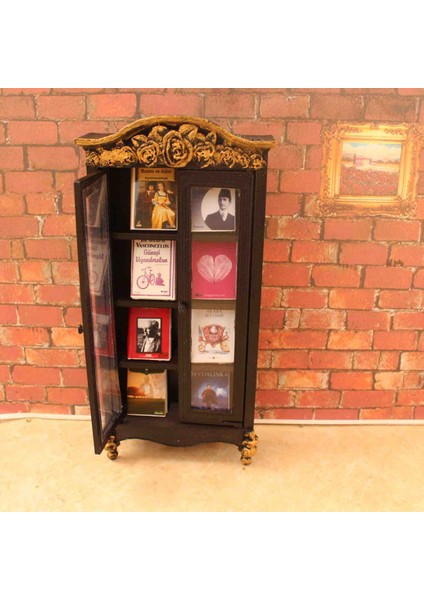 Minyatür Raflı Kitaplık Dekor Biblo Kitap 3t Hediyelik modelleri