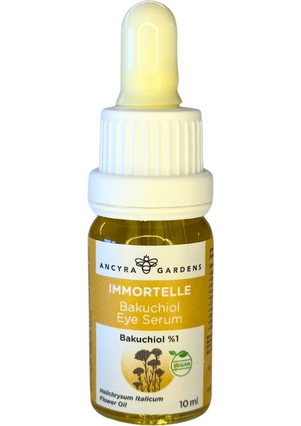 Immortelle Bakuchiol Serum (BAKUCHIOL IÇEREN ÖLMEZÇİÇEK CİLT BAKIM SERUMU) 30ml