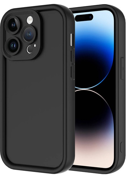 Apple iPhone 14 Pro Silikon Yumuşak Kenar ve Kamera Korumalı