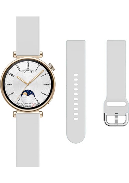 Huawei Watch Gt2 42MM ile Uyumlu 20MM Purelux Soft Tokalı Silikon Kordon Dayanıklı Spor Stil indirimleri