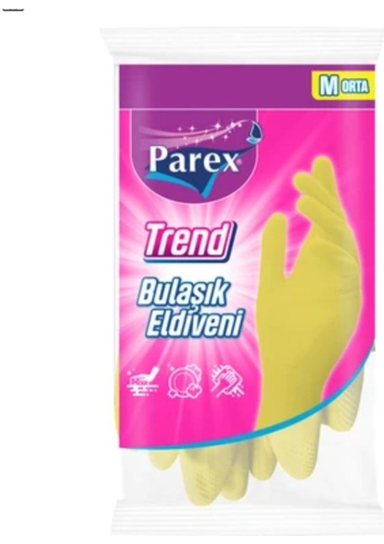 Parex Trend Bulaşık Eldiveni Orta Boy M Beden