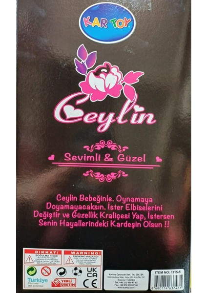 Ceylin Bebek Yedek Elbiseli Çantalı