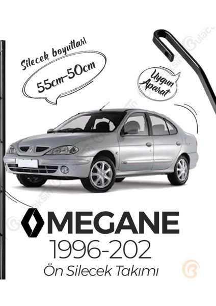 Renault Megane 1 Silecek Takımı 1996-2002 (Cam Sabunu Hedıye)