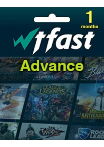 Wtfast: Advanced Version 1 Ay Abonelik Kodu