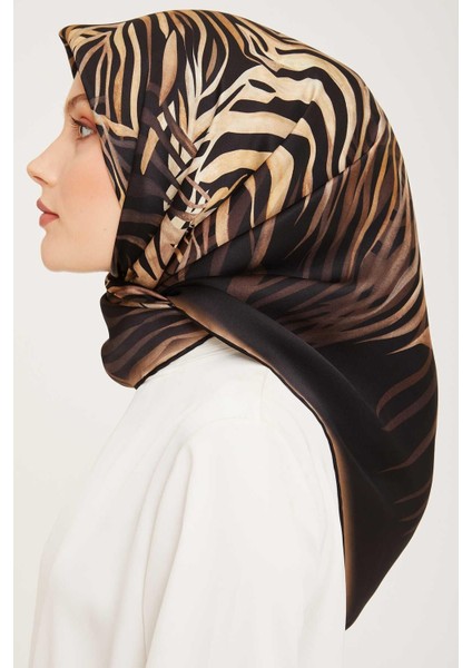 2024 Kış Sezonu %100 Twill Ipek Eşarp 9038D 01