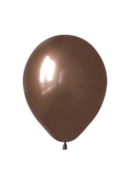 5 Inç Çikolata Kahve Renk Küçük Boy 100 Lu Dekorasyon Balonu