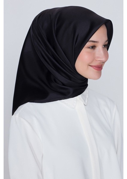 Düz Boyalı Sezonu %100 Twill Ipek Eşarp 0010D 01