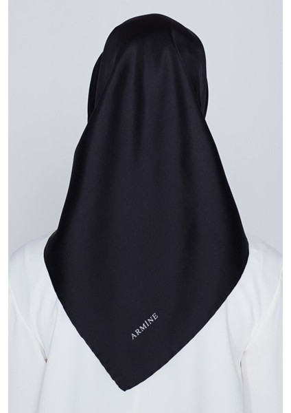 Düz Boyalı Sezonu %100 Twill Ipek Eşarp 0010D 01