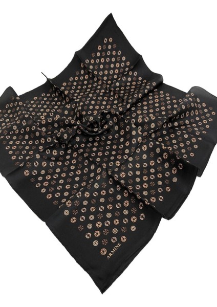 Nostalji Serisi %100 Twill Ipek Eşarp 7926D 09