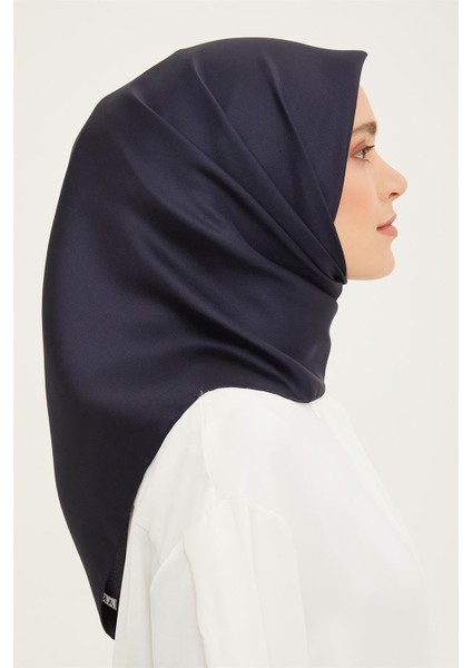 Düz Boyalı Sezonu %100 Twill Ipek Eşarp 0010D 02