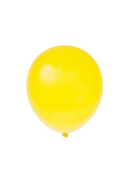 5 Inç Sarı Renk Küçük Boy 100 Lu Dekorasyon Balonu