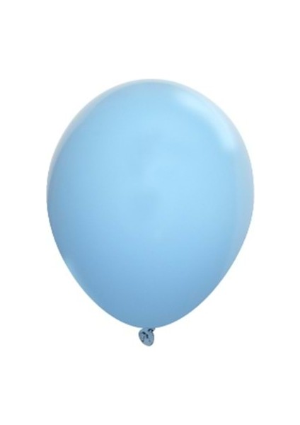 5 Inç Açık Mavi Renk Küçük Boy 10 Lu Dekorasyon Balonu