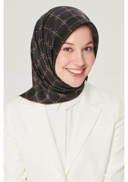 Nostalji Serisi %100 Twill Ipek Eşarp 8555D 11