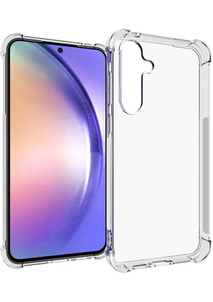 Case World Samsung Galaxy A55 Kapak Şeffaf Airbag Antishock Köşe Korumalı Silikon Kılıf