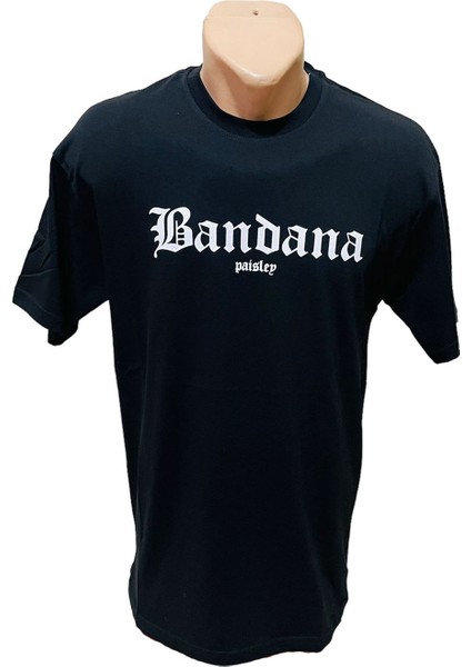 Siyah Erkek Bandana Tişört