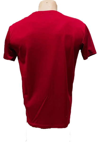 Bordo Smile Erkek Tişört